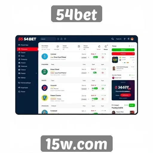 Interface amigável do 54bet para usuários iniciantes