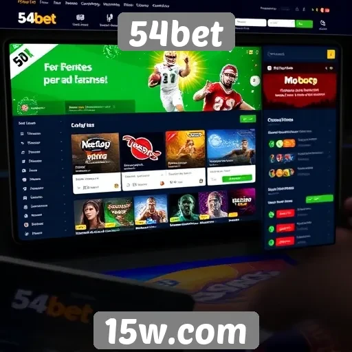 Experiência do usuário no site 54bet
