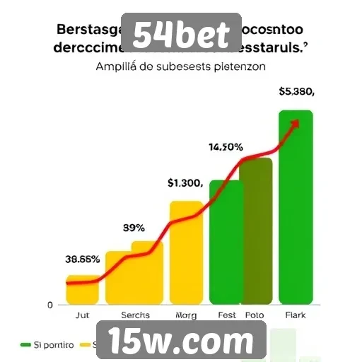 Estatísticas mostram crescimento de usuários no 54bet